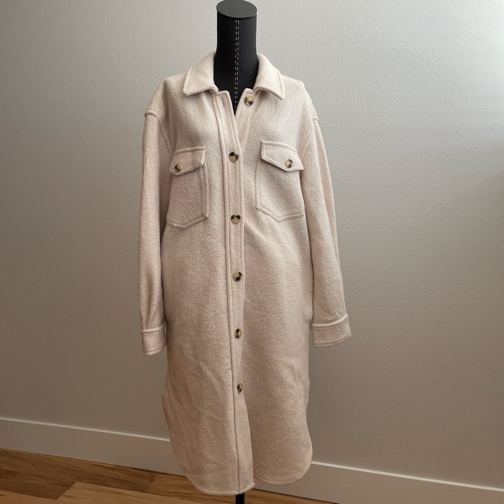 Wilfred Free ganna long shirt jacket